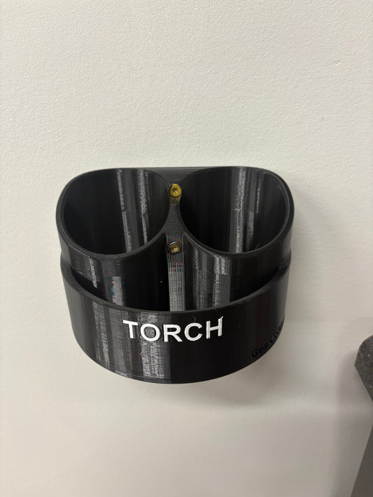 Wall mount Torch & tank holder